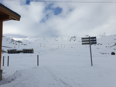 Les nuages sont très présents mais la visibilité est bonne