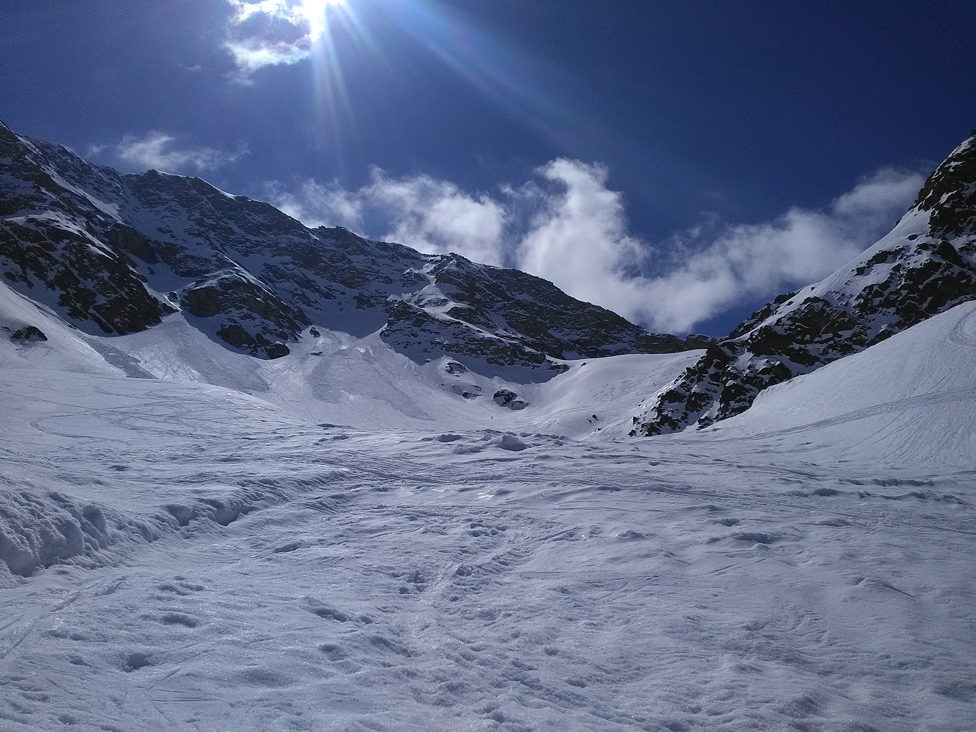 le col en vue