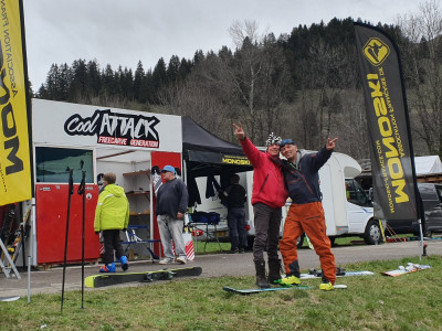 Le stand Cool Attack met l'ambiance avec son sound system