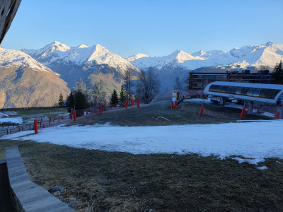 Dimanche matin aux Arcs 1600: grand beau la journée s'annonce douce