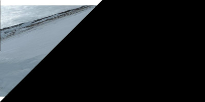 Grosse avalanche ,hier sol mis à nu