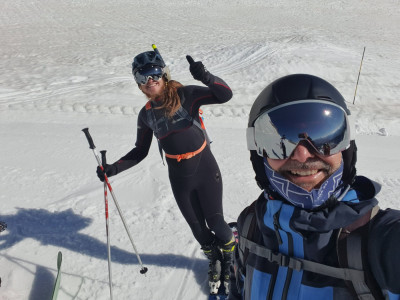 Avec Gaétan en combi de plongée