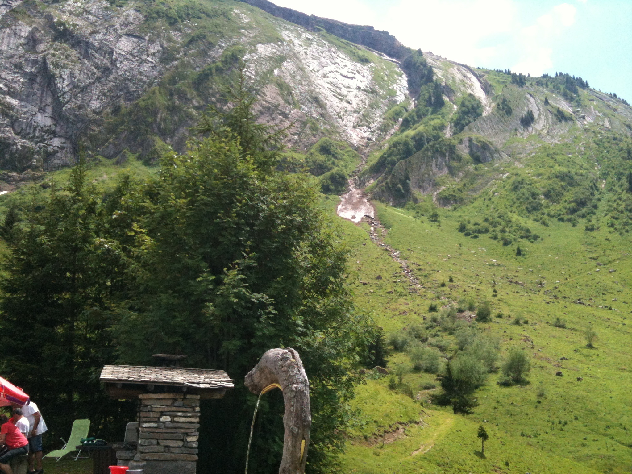 Ferme de Chardonnière et son névé