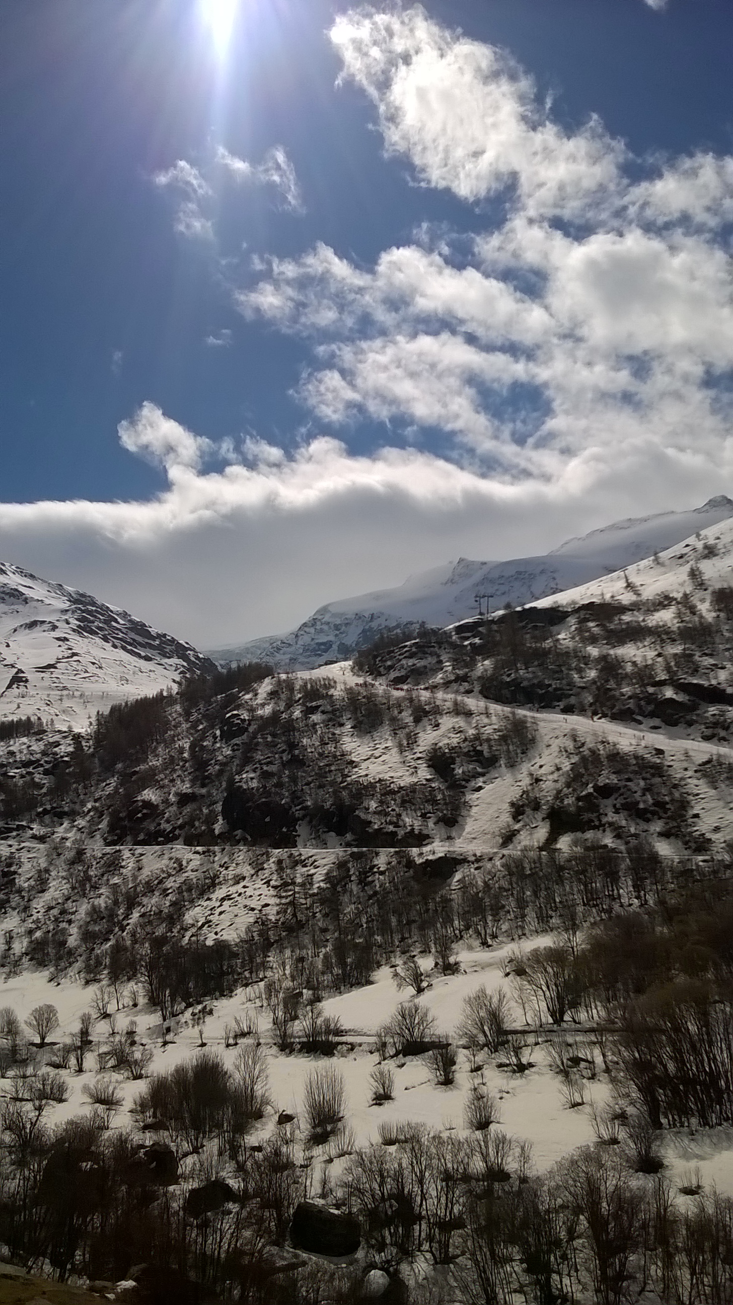 départ des pistes