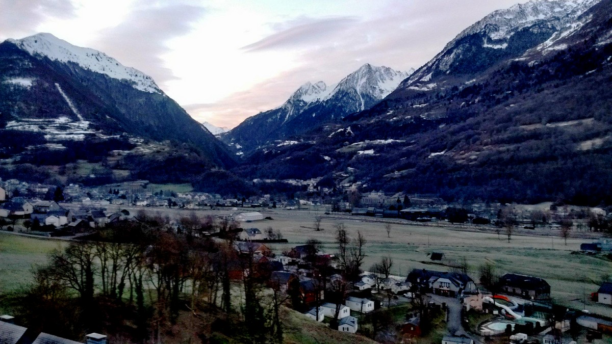 La belle vue le matin depuis le chalet, on adore !