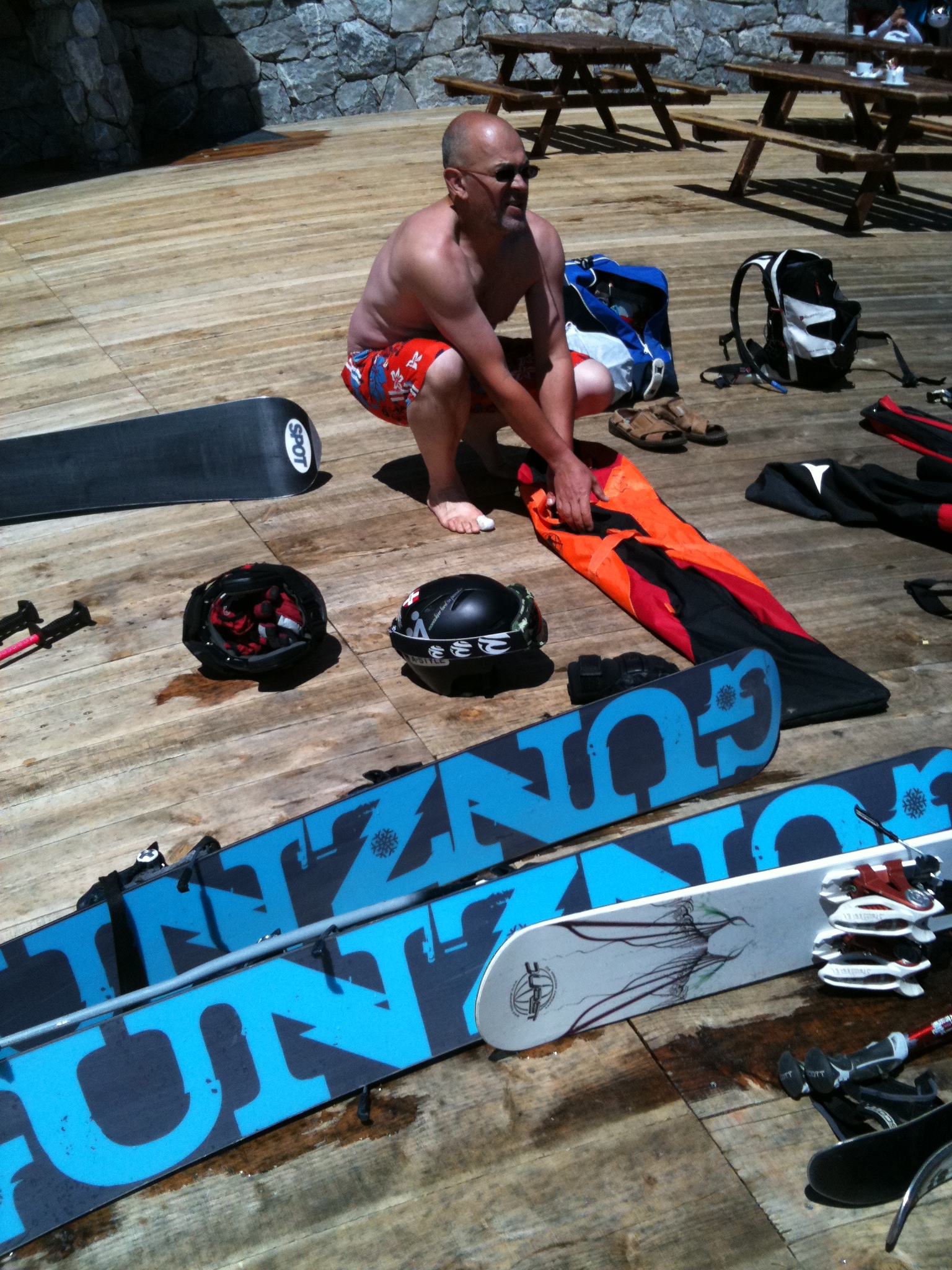 VB septantesept sans casque en 2011