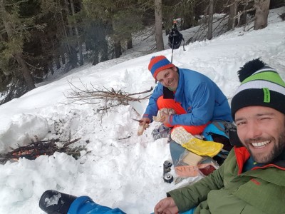 Feu pour contrer le foehn italien