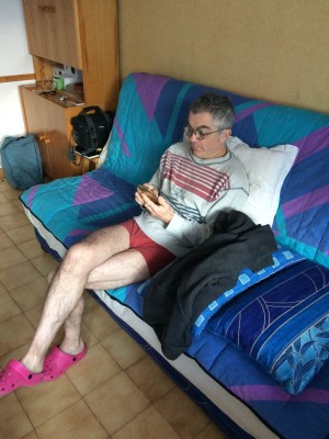 La Crevette en plein boulot